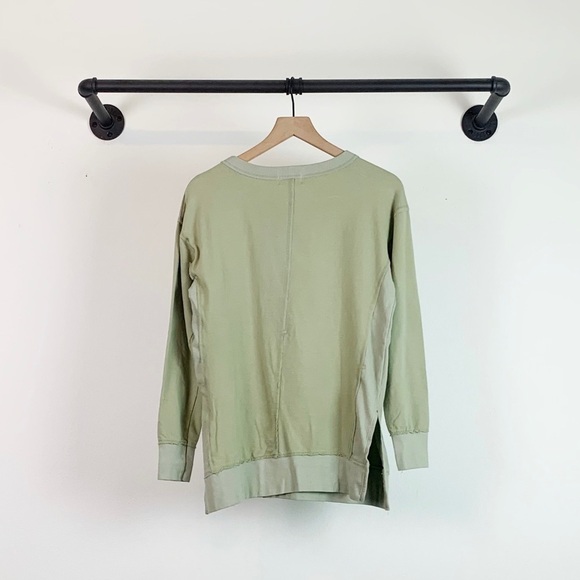 NWT Anthropologie T.La Ribbed Trim Tunic Sweatshirt - Picture 6 of 7